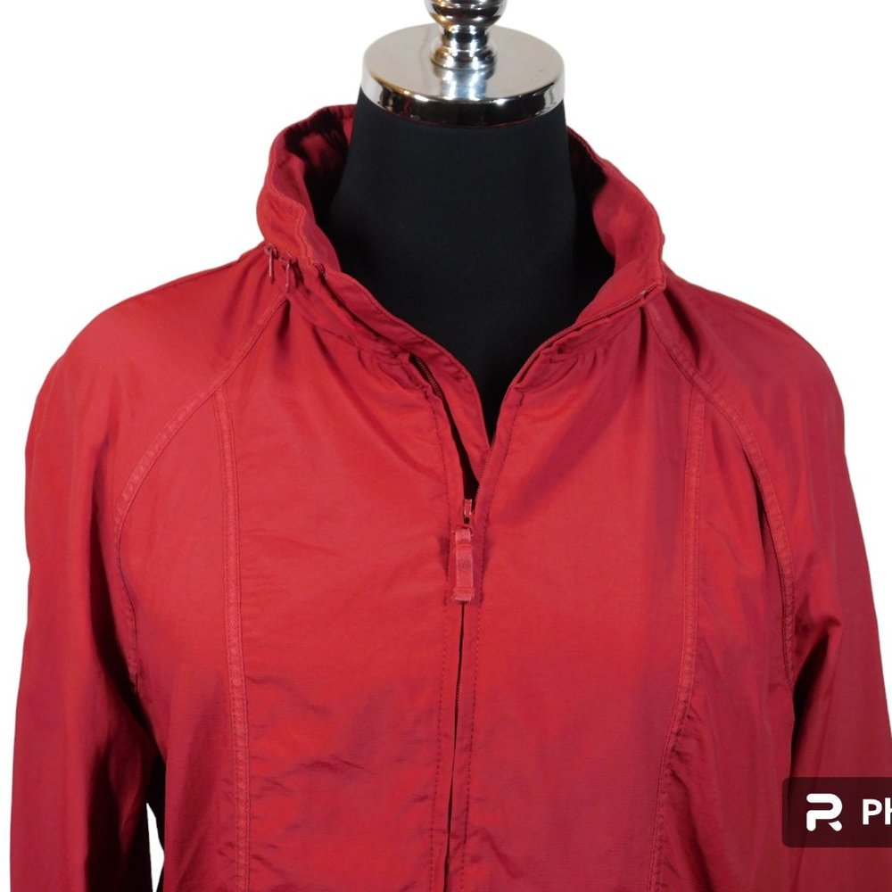 Pendleton Red Nylon Lightweight Zip Up Jacket Wit… - image 2